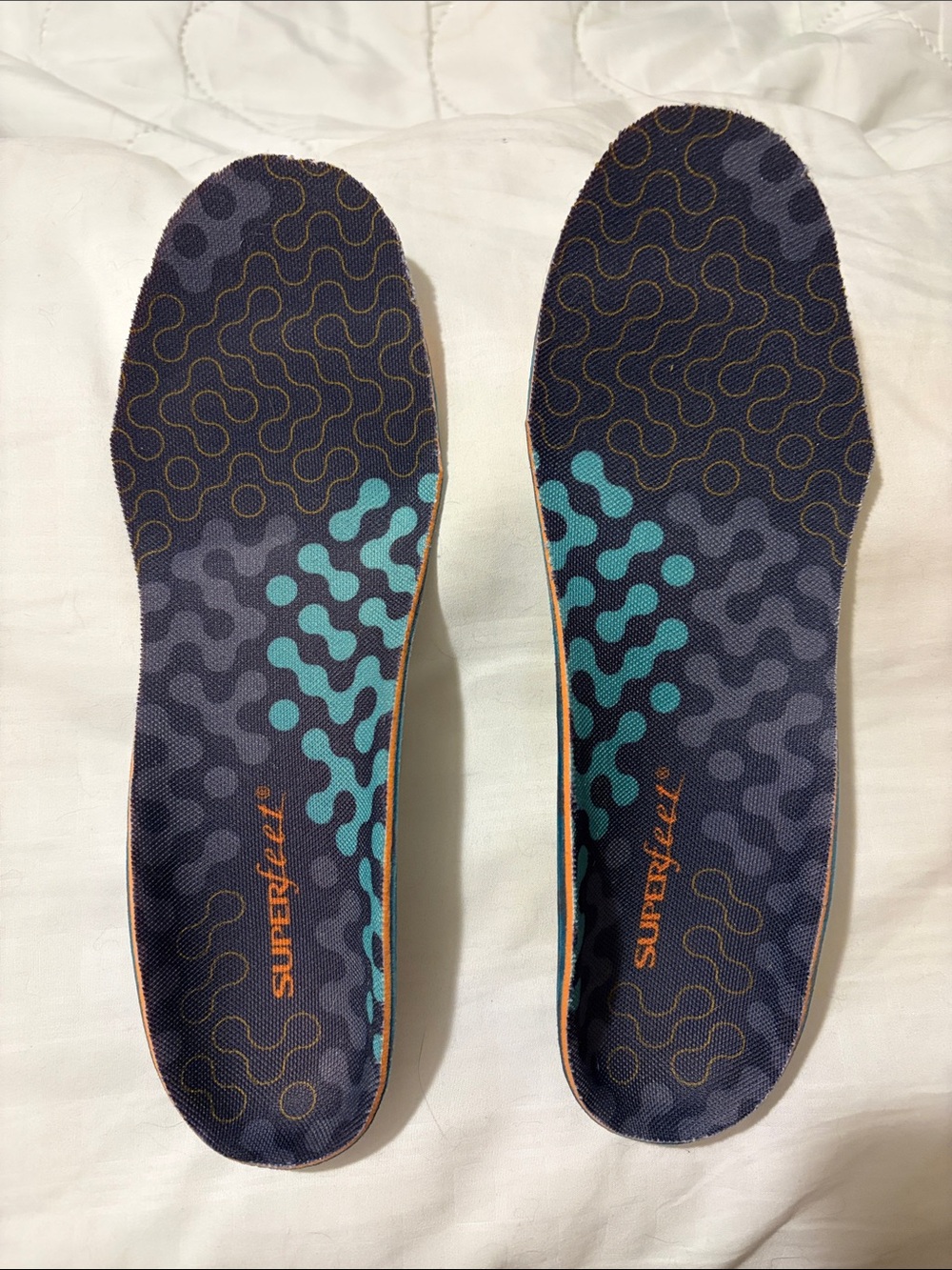 Superfeet Size D High Arch Running Insoles